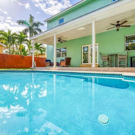 Las Olas Villa With Heated Salt Water Pool فورت لودرديل المظهر الخارجي الصورة